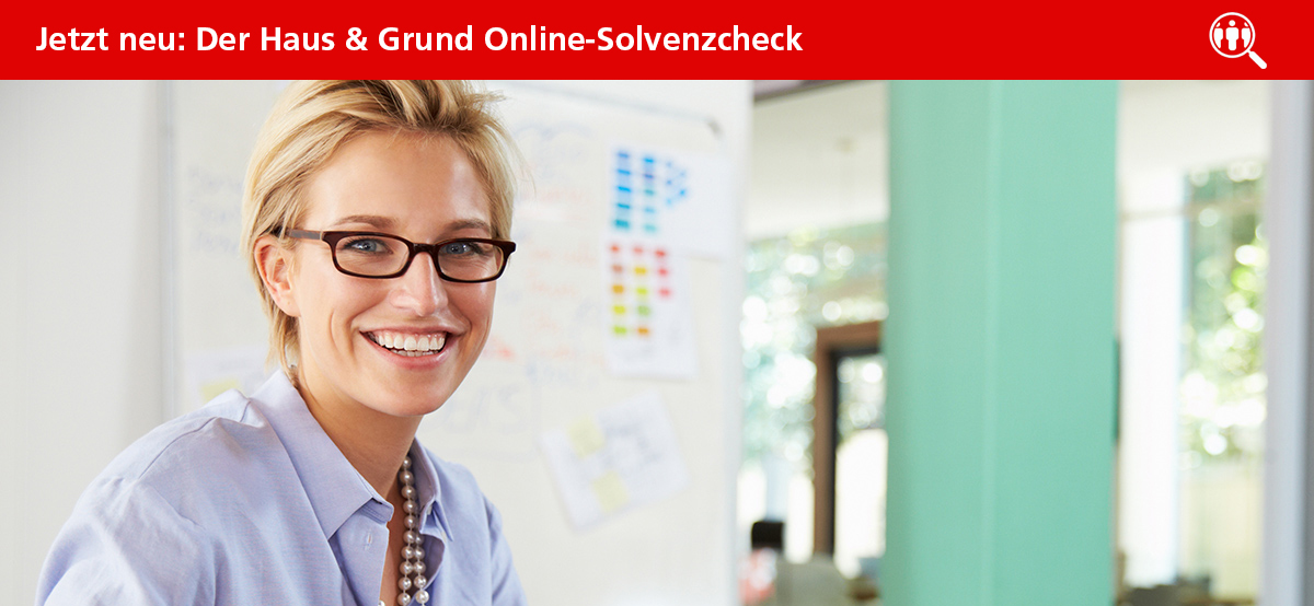 Header-Bild - Verlinkung zum Online Solvenzcheck